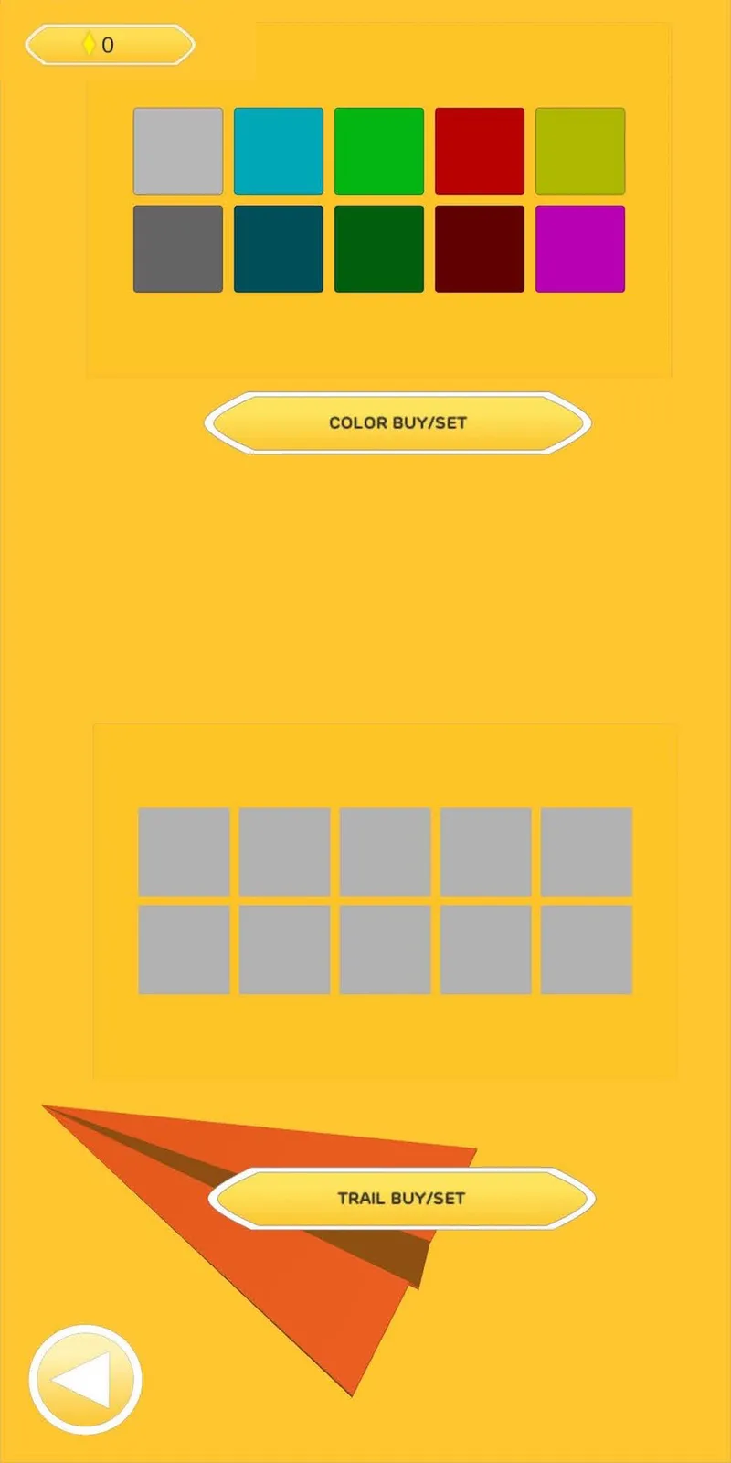 Plane Dodge game menu or multiplayer screen