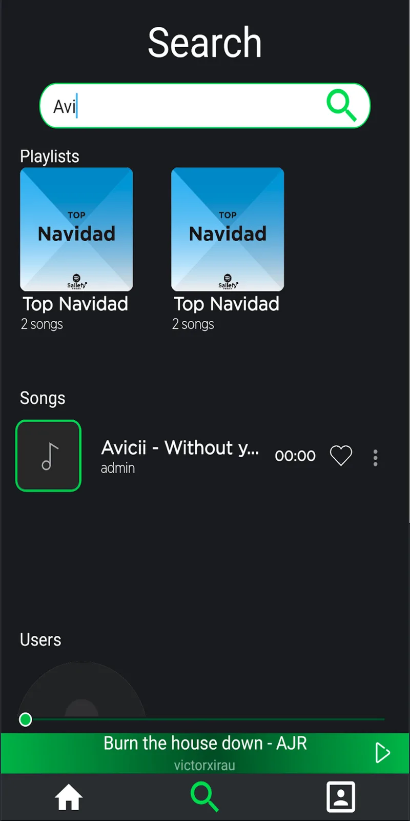 Sallefy track detail interface