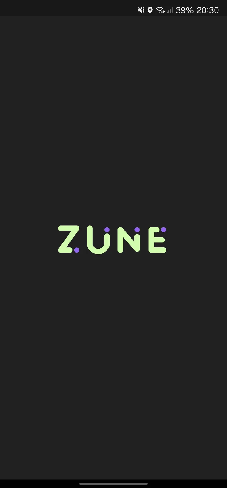 Zune object scanning mobile interface